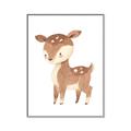 Picture of Woodland animals Deer _GroupedProduct_Rectangle_Portrait_Mini_ _GroupedProduct_Rectangle_Portrait_Canvas_Framed_