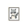 Picture of Woodland animals Raccoon _GroupedProduct_Rectangle_Portrait_Mini_ _GroupedProduct_Rectangle_Portrait_Canvas_Framed_
