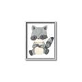 Picture of Woodland animals Raccoon _GroupedProduct_Rectangle_Portrait_Mini_ _GroupedProduct_Rectangle_Portrait_Canvas_Framed_