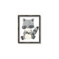 Picture of Woodland animals Raccoon _GroupedProduct_Rectangle_Portrait_Mini_ _GroupedProduct_Rectangle_Portrait_Canvas_Framed_