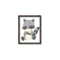 Picture of Woodland animals Raccoon _GroupedProduct_Rectangle_Portrait_Mini_ _GroupedProduct_Rectangle_Portrait_Canvas_Framed_