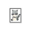 Picture of Woodland animals Raccoon _GroupedProduct_Rectangle_Portrait_Mini_ _GroupedProduct_Rectangle_Portrait_Canvas_Framed_