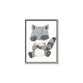 Picture of Woodland animals Raccoon _GroupedProduct_Rectangle_Portrait_Mini_ _GroupedProduct_Rectangle_Portrait_Canvas_Framed_