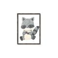 Picture of Woodland animals Raccoon _GroupedProduct_Rectangle_Portrait_Mini_ _GroupedProduct_Rectangle_Portrait_Canvas_Framed_