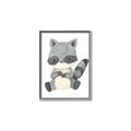 Picture of Woodland animals Raccoon _GroupedProduct_Rectangle_Portrait_Mini_ _GroupedProduct_Rectangle_Portrait_Canvas_Framed_