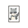 Picture of Woodland animals Raccoon _GroupedProduct_Rectangle_Portrait_Mini_ _GroupedProduct_Rectangle_Portrait_Canvas_Framed_