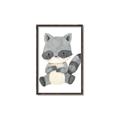 Picture of Woodland animals Raccoon _GroupedProduct_Rectangle_Portrait_Mini_ _GroupedProduct_Rectangle_Portrait_Canvas_Framed_