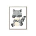 Picture of Woodland animals Raccoon _GroupedProduct_Rectangle_Portrait_Mini_ _GroupedProduct_Rectangle_Portrait_Canvas_Framed_