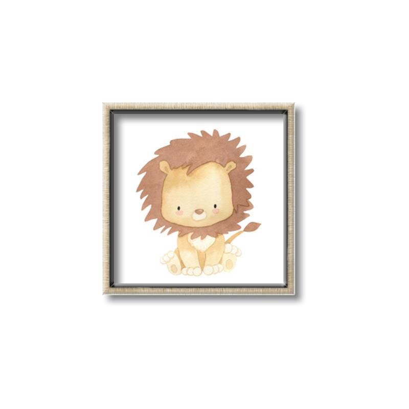Picture of Lovely Lion _GroupedProduct_Square_Mini_ _GroupedProduct_Square_Canvas_Framed_