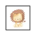 Picture of Lovely Lion _GroupedProduct_Square_Mini_ _GroupedProduct_Square_Canvas_Framed_