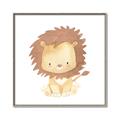 Picture of Lovely Lion _GroupedProduct_Square_Mini_ _GroupedProduct_Square_Canvas_Framed_