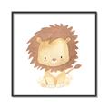 Picture of Lovely Lion _GroupedProduct_Square_Mini_ _GroupedProduct_Square_Canvas_Framed_