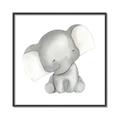 Picture of Lovely Elephant _GroupedProduct_Square_Mini_ _GroupedProduct_Square_Canvas_Framed_