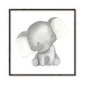 Picture of Lovely Elephant _GroupedProduct_Square_Mini_ _GroupedProduct_Square_Canvas_Framed_
