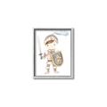 Picture of knight illustration for kids I _GroupedProduct_Rectangle_Portrait_Mini_ _GroupedProduct_Rectangle_Portrait_Canvas_Framed_