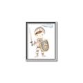 Picture of knight illustration for kids I _GroupedProduct_Rectangle_Portrait_Mini_ _GroupedProduct_Rectangle_Portrait_Canvas_Framed_