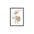 Picture of knight illustration for kids I _GroupedProduct_Rectangle_Portrait_Mini_ _GroupedProduct_Rectangle_Portrait_Canvas_Framed_