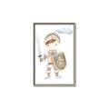 Picture of knight illustration for kids I _GroupedProduct_Rectangle_Portrait_Mini_ _GroupedProduct_Rectangle_Portrait_Canvas_Framed_