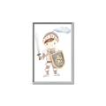 Picture of knight illustration for kids I _GroupedProduct_Rectangle_Portrait_Mini_ _GroupedProduct_Rectangle_Portrait_Canvas_Framed_