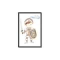 Picture of knight illustration for kids I _GroupedProduct_Rectangle_Portrait_Mini_ _GroupedProduct_Rectangle_Portrait_Canvas_Framed_