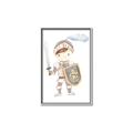 Picture of knight illustration for kids I _GroupedProduct_Rectangle_Portrait_Mini_ _GroupedProduct_Rectangle_Portrait_Canvas_Framed_