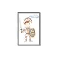 Picture of knight illustration for kids I _GroupedProduct_Rectangle_Portrait_Mini_ _GroupedProduct_Rectangle_Portrait_Canvas_Framed_