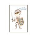 Picture of knight illustration for kids I _GroupedProduct_Rectangle_Portrait_Mini_ _GroupedProduct_Rectangle_Portrait_Canvas_Framed_