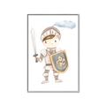 Picture of knight illustration for kids I _GroupedProduct_Rectangle_Portrait_Mini_ _GroupedProduct_Rectangle_Portrait_Canvas_Framed_
