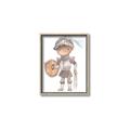 Picture of knight illustration for kids II _GroupedProduct_Rectangle_Portrait_Mini_ _GroupedProduct_Rectangle_Portrait_Canvas_Framed_