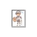 Picture of knight illustration for kids II _GroupedProduct_Rectangle_Portrait_Mini_ _GroupedProduct_Rectangle_Portrait_Canvas_Framed_