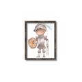 Picture of knight illustration for kids II _GroupedProduct_Rectangle_Portrait_Mini_ _GroupedProduct_Rectangle_Portrait_Canvas_Framed_