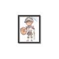 Picture of knight illustration for kids II _GroupedProduct_Rectangle_Portrait_Mini_ _GroupedProduct_Rectangle_Portrait_Canvas_Framed_