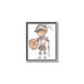 Picture of knight illustration for kids II _GroupedProduct_Rectangle_Portrait_Mini_ _GroupedProduct_Rectangle_Portrait_Canvas_Framed_