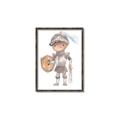 Picture of knight illustration for kids II _GroupedProduct_Rectangle_Portrait_Mini_ _GroupedProduct_Rectangle_Portrait_Canvas_Framed_
