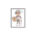 Picture of knight illustration for kids II _GroupedProduct_Rectangle_Portrait_Mini_ _GroupedProduct_Rectangle_Portrait_Canvas_Framed_