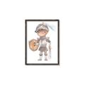 Picture of knight illustration for kids II _GroupedProduct_Rectangle_Portrait_Mini_ _GroupedProduct_Rectangle_Portrait_Canvas_Framed_