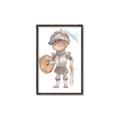 Picture of knight illustration for kids II _GroupedProduct_Rectangle_Portrait_Mini_ _GroupedProduct_Rectangle_Portrait_Canvas_Framed_
