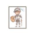 Picture of knight illustration for kids II _GroupedProduct_Rectangle_Portrait_Mini_ _GroupedProduct_Rectangle_Portrait_Canvas_Framed_