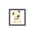 Picture of Watercolor Pug _GroupedProduct_Square_Mini_ _GroupedProduct_Square_Canvas_Framed_