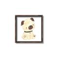 Picture of Watercolor Pug _GroupedProduct_Square_Mini_ _GroupedProduct_Square_Canvas_Framed_