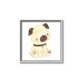 Picture of Watercolor Pug _GroupedProduct_Square_Mini_ _GroupedProduct_Square_Canvas_Framed_