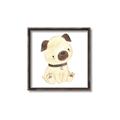 Picture of Watercolor Pug _GroupedProduct_Square_Mini_ _GroupedProduct_Square_Canvas_Framed_