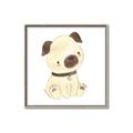 Picture of Watercolor Pug _GroupedProduct_Square_Mini_ _GroupedProduct_Square_Canvas_Framed_