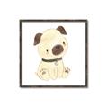Picture of Watercolor Pug _GroupedProduct_Square_Mini_ _GroupedProduct_Square_Canvas_Framed_