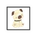 Picture of Watercolor Pug _GroupedProduct_Square_Mini_ _GroupedProduct_Square_Canvas_Framed_