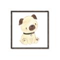 Picture of Watercolor Pug _GroupedProduct_Square_Mini_ _GroupedProduct_Square_Canvas_Framed_