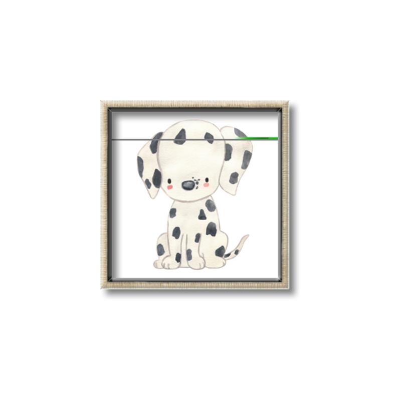 Picture of Dalmatian _GroupedProduct_Square_Mini_ _GroupedProduct_Square_Canvas_Framed_