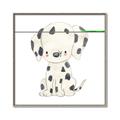 Picture of Dalmatian _GroupedProduct_Square_Mini_ _GroupedProduct_Square_Canvas_Framed_