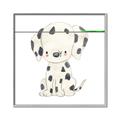 Picture of Dalmatian _GroupedProduct_Square_Mini_ _GroupedProduct_Square_Canvas_Framed_