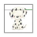 Picture of Dalmatian _GroupedProduct_Square_Mini_ _GroupedProduct_Square_Canvas_Framed_